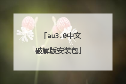 au3.0中文破解版安装包