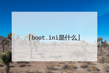 boot.ini是什么