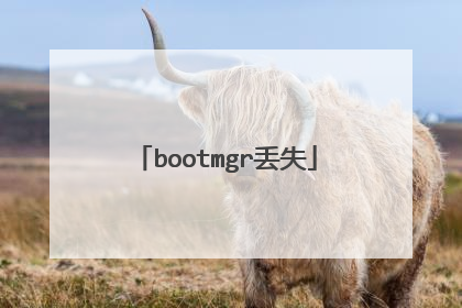 bootmgr丢失