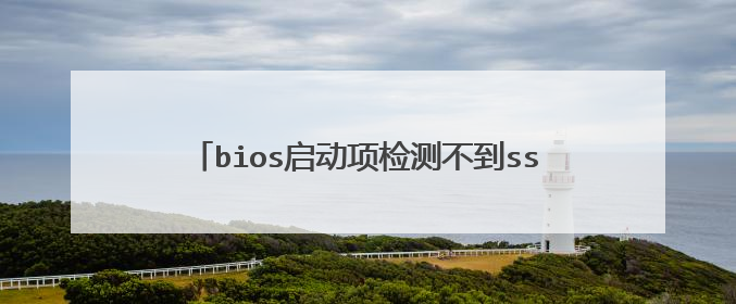 bios启动项检测不到ssdu盘启动后可找到 bios启动项没有固态硬盘处理办法