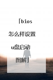 bios怎么样设置u盘启动 图解
