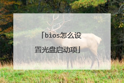 bios怎么设置光盘启动项