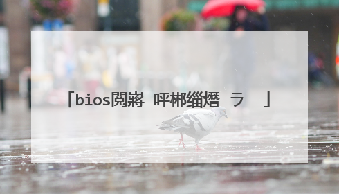 bios閲嶈�呯郴缁熸�ラ��