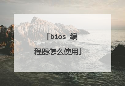 bios 编程器怎么使用