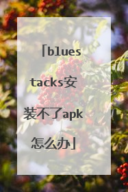 bluestacks安装不了apk怎么办