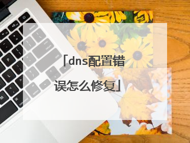 dns配置错误怎么修复