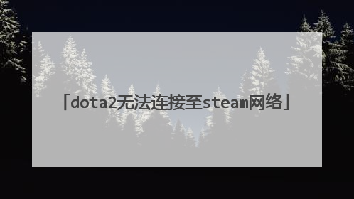 dota2无法连接至steam网络