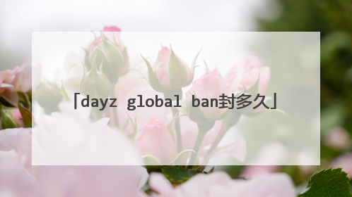 dayz global ban封多久