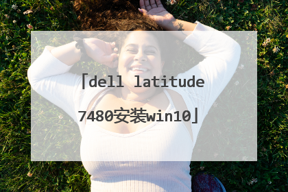 dell latitude 7480安装win10