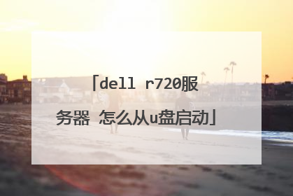 dell r720服务器 怎么从u盘启动