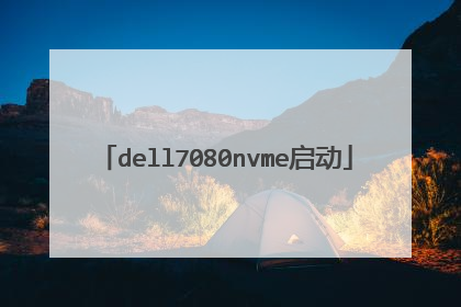 dell7080nvme启动