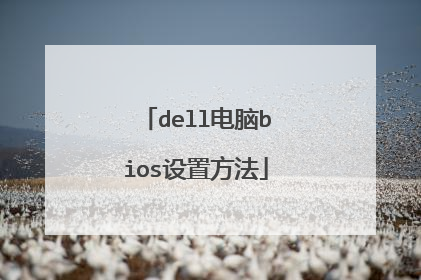 dell电脑bios设置方法