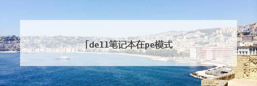dell笔记本在pe模式下找不到硬盘怎么解决?