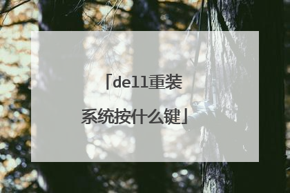 dell重装系统按什么键