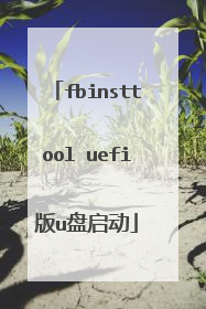 fbinsttool uefi版u盘启动