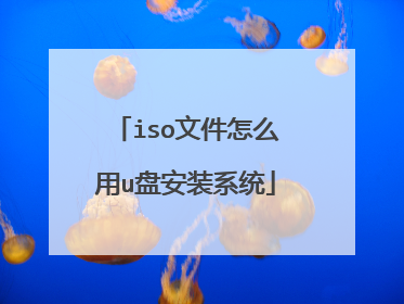 iso文件怎么用u盘安装系统