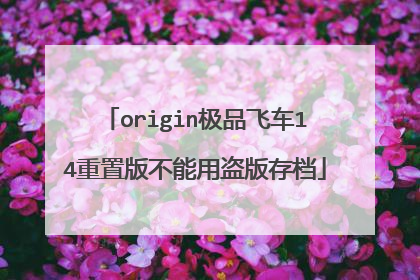 origin极品飞车14重置版不能用盗版存档