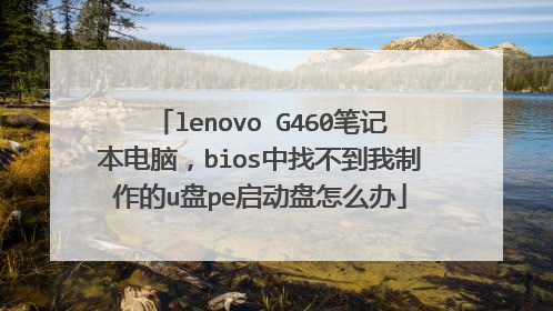 lenovo G460笔记本电脑,bios中找不到我制作的u盘pe启动盘怎么办
