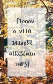 lenovo v11014iap只可以装win10吗