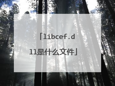libcef.dll是什么文件