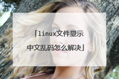 linux文件显示中文乱码怎么解决