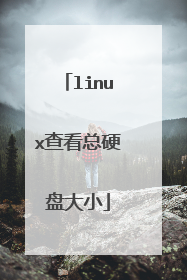 linux查看总硬盘大小