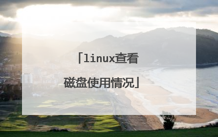 linux查看磁盘使用情况