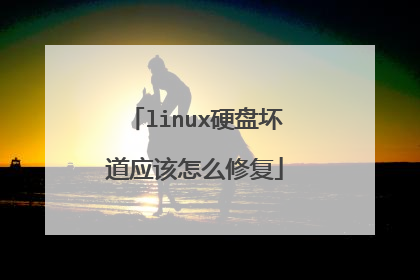 linux硬盘坏道应该怎么修复