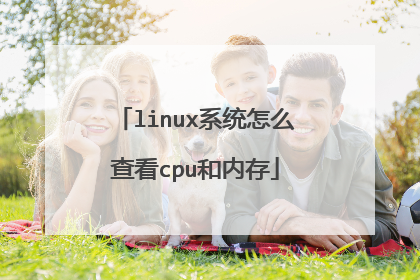 linux系统怎么查看cpu和内存