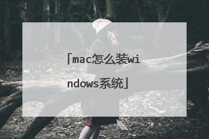 mac怎么装windows系统