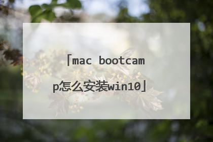mac bootcamp怎么安装win10