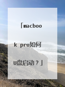macbook pro如何U盘启动？