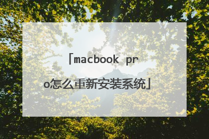 macbook pro怎么重新安装系统