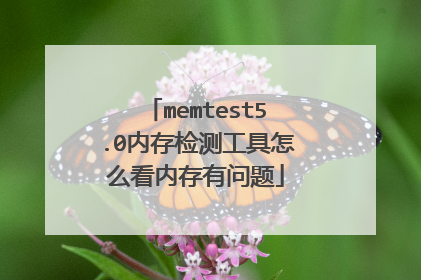 memtest5.0内存检测工具怎么看内存有问题