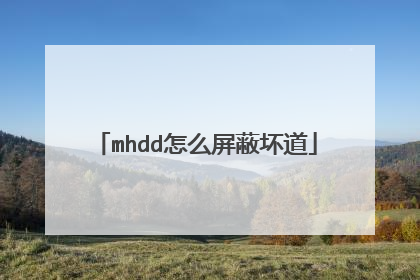 mhdd怎么屏蔽坏道