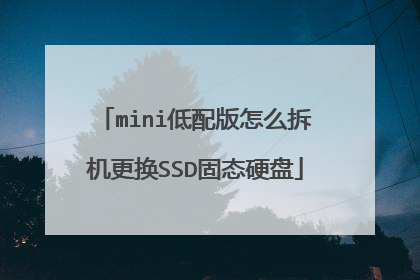 mini低配版怎么拆机更换SSD固态硬盘