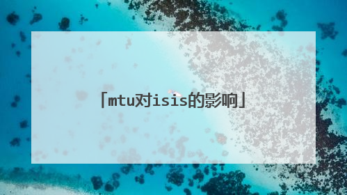 mtu对isis的影响