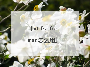 ntfs for mac怎么用