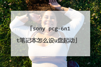 sony pcg-6n1t笔记本怎么设u盘起动
