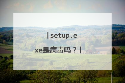 setup.exe是病毒吗？