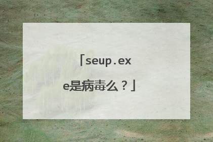 seup.exe是病毒么?