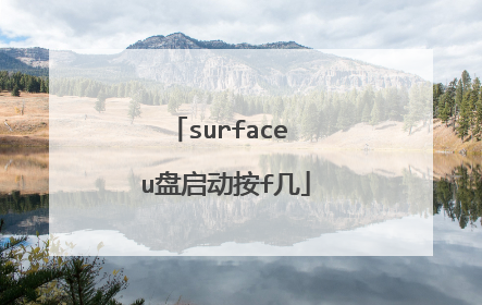 surface u盘启动按f几