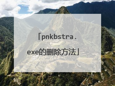 pnkbstra.exe的删除方法