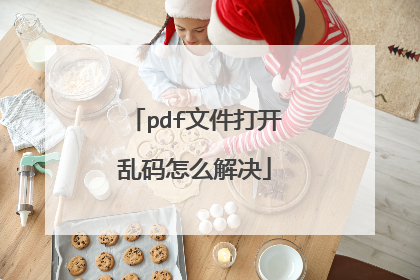pdf文件打开乱码怎么解决