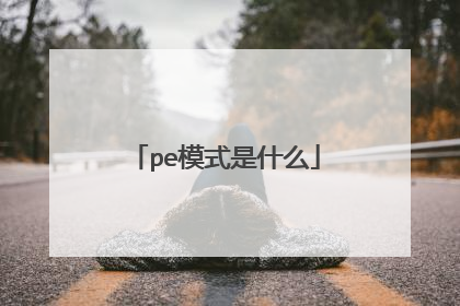 pe模式是什么