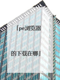 pe浏览器的下载在哪