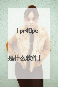 pr和pe是什么软件