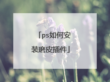 ps如何安装磨皮插件