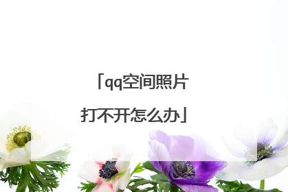 qq空间照片打不开怎么办