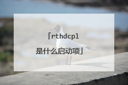 rthdcpl是什么启动项